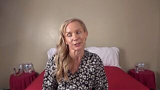 Casting Desperate Amateurs Bella and Sylvia getting their tight MILF pussies stretched out BBC action - porn video