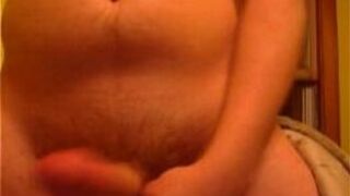 Guy jerks off his massive cock - porn video