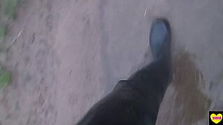 Bellas rung Black Rubberboots - porn video