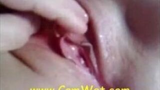 Finger wife pussy till she squirt - porn video