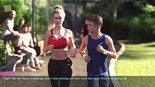 A Wife And StepMother Out For A Jog - porn video