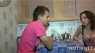 Angel plays with strapon - porn video