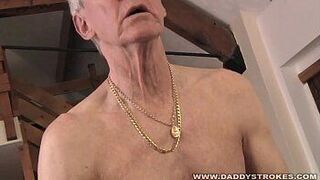 Rough Daddy Jerk Off - porn video