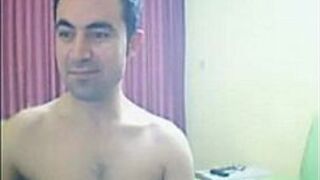 turkish guy jerking on webcam - porn video