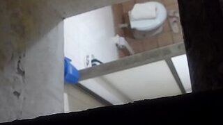 grandma getting out of the shower - porn video