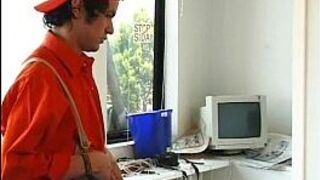 Two Latin twinks fucking after a hard working day - porn video