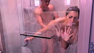 Busty MILF Valentina Bellucci Gets Pounded in the Shower and Bedroom - porn video