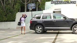 Sexy stepdaughter shares her BF with busty MILF stepmom - porn video