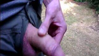 jerk off outdoors - porn video